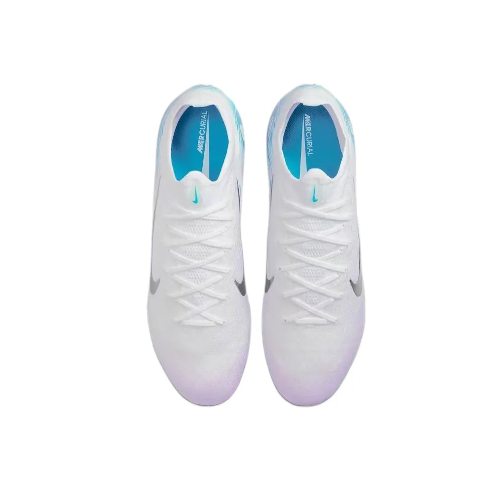 Nike Mercurial Vapor 16 Elite LV8 mekane, prozračne, svestrane, izdržljive i amortizirane kopačke za nogomet za muškarce – bijela/plava HV4887-100