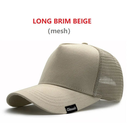 Baseball Hats for Big Head Plus Size Men Women Mesh Outdoors Sport Caps Dad Oversize Trucker Cap 56-60cm 60-65cm