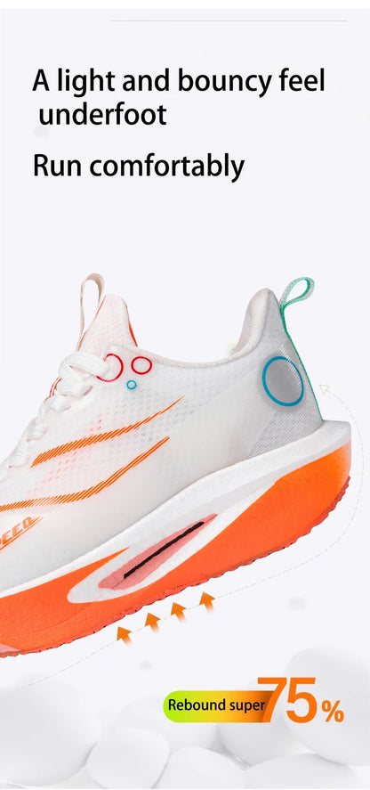 Carbon Plate Running Shoes Men Women Professional Marathon Racing Sneakers Breathable Lightweight Road Running Training Shoes