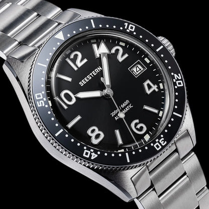 Sugess Diveing Watch of Men Automatic Mechanical Wristwatches 20ATM Waterproof Sapphire NH35A Movement BGW9 Luminous New S434-2
