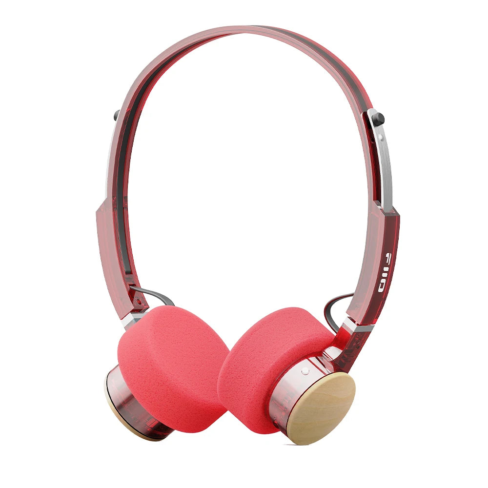 Auriculares Bluetooth On-Ear FIIO EH11 – Diadema inalámbrica Hi-Res LDAC con graves, batería de 30H, conexión a dos dispositivos y diseño retro ligero