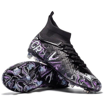 Chaussures de football TaoBo pour hommes – Crampons de haute qualité pour terrain synthétique, baskets de jeunesse, chaussures de terrain, chaussures de futsal pour hommes, baskets de terrain synthétique (Zapatillas de D