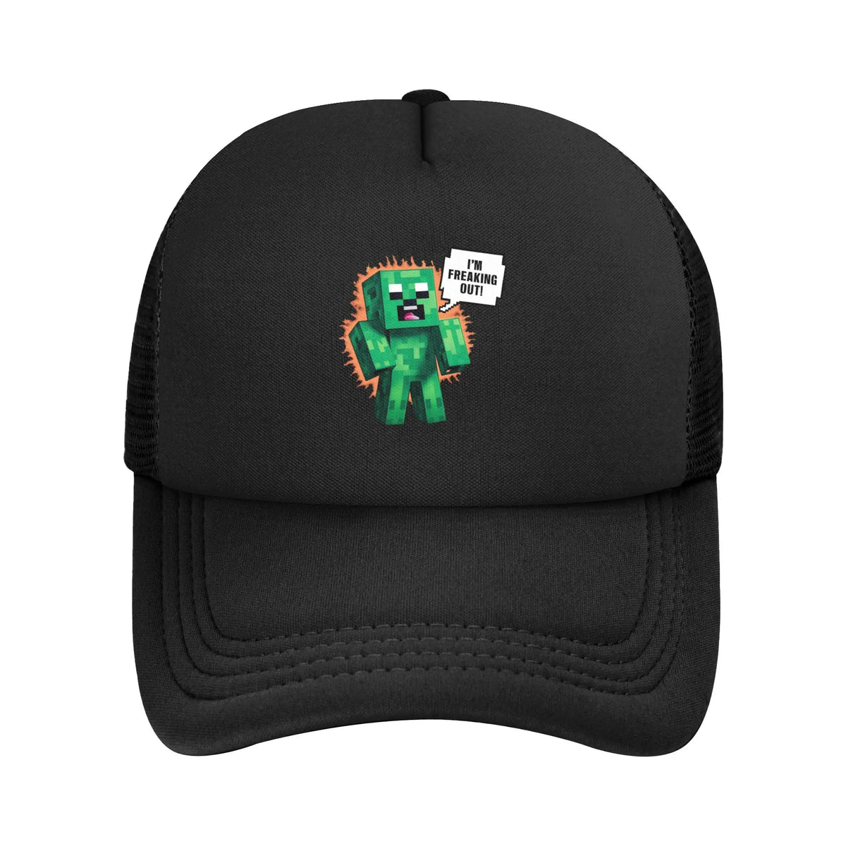 Creepin Creepers til voksne, Trucker-kasket, baseballkasket i mesh, snapback-kasketter, hatte, solhat, justerbare solkasketter, sommer