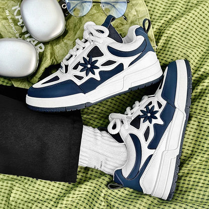 Fashion Men's Shoes Trend Street Skateboard Shoes Man Luxury Brand Training Sneakers Mesh Breathable Casual Shoes Men's Tennis Shoes