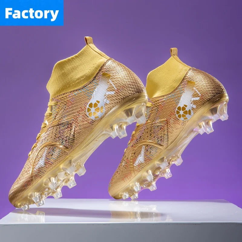 Scarpe da calcio professionali da uomo, scarpe da calcetto con tacchetti, sneakers da calcio ultraleggere per allenamento e sport all’aperto