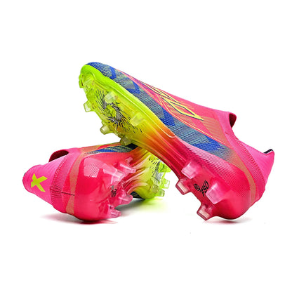 Breathable Football Shoes for Men, FG/AG Long Nail Artificial Turf Anti-Slip Sports Shoes, A Must-Have for Fans