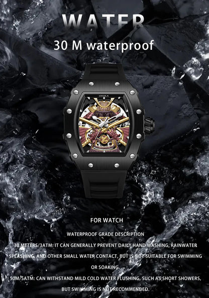 ONOLA Men Automatic Watch Luxury Brand Fashion Luminous Waterproof Mechanical Watches Men Military Sports Watches Gifts for Men