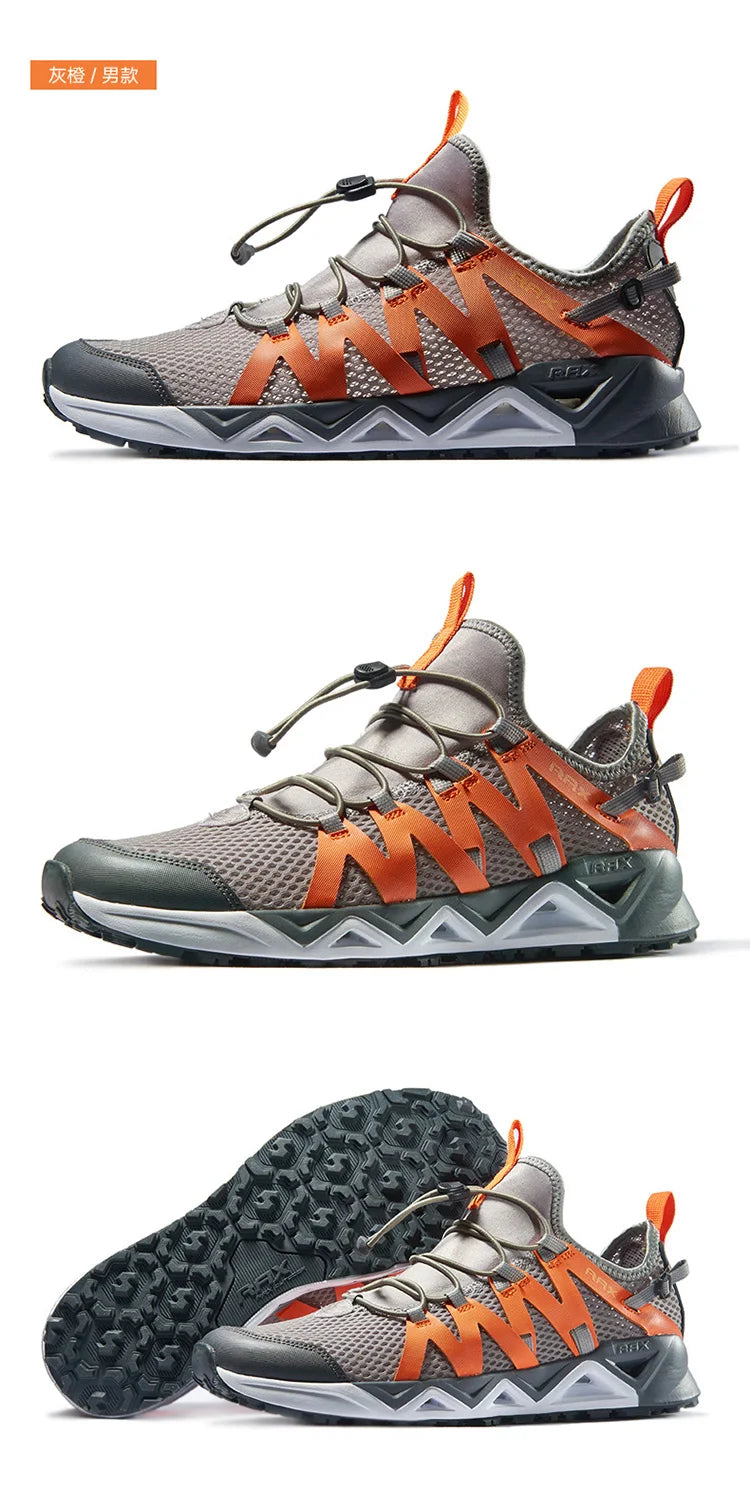RAX Upstream Aqua Shoes for Men Outdoor Sports Sneakers Male Outdoor Summer Beach Sandals Fishing Shoes Swimming Shoes