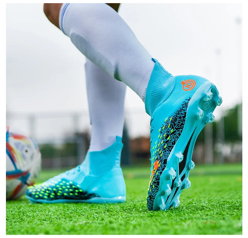 Chuteiras profissionais de futebol para homem, originais, para futebol indoor, relva e treino TF/FG