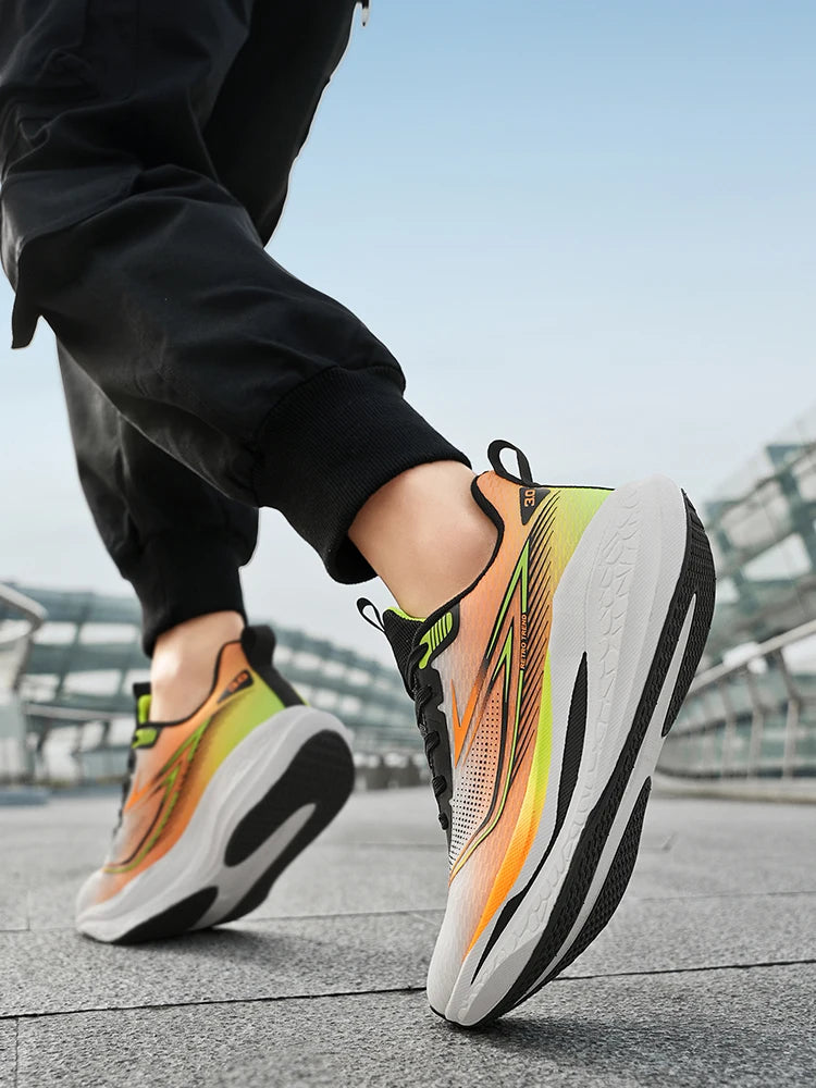 Zapatillas deportivas de talla grande para hombre, cómodas y versátiles, para senderismo al aire libre, running, uso casual y entrenamiento en pareja, con estilo moderno