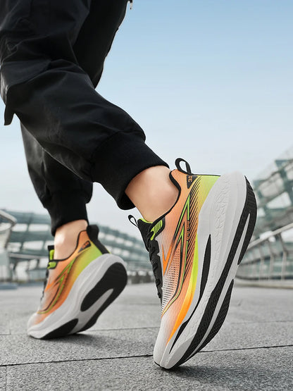 Zapatillas deportivas de talla grande para hombre, cómodas y versátiles, para senderismo al aire libre, running, uso casual y entrenamiento en pareja, con estilo moderno