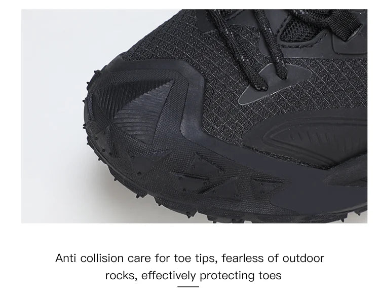HUMTTO Trekking Shoes for Men Mountain Climbing Sneaker Outdoor Sports Shoe Breathable Walking Casual Sneakers Man Hiking Boots
