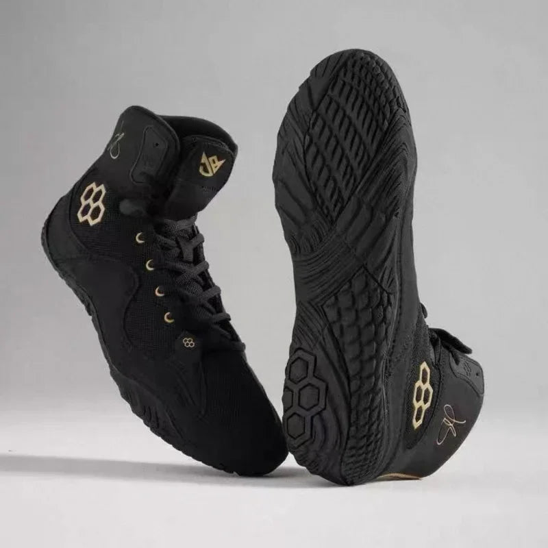 Men Woman Wrestling Shoe Competition Sport Gym Training Shoe Top Quality Comfortable Boxing Sport Shoe 36-45