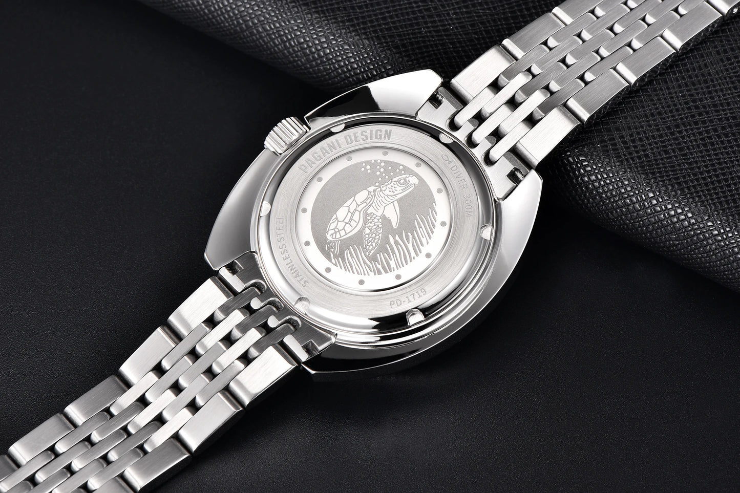 PAGANI DESIGN 2025 New Men's Automatic Mechanical Divers Watches NH38 Sapphire Stainless Steel 300m Waterproof AR Watch for Men
