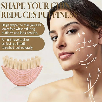 Lymphatic Contour Face Brush,Chin &Jawline Sculpting,Drainage Massager for Face,Ergonomically Designed to Fit The Skin Precisely