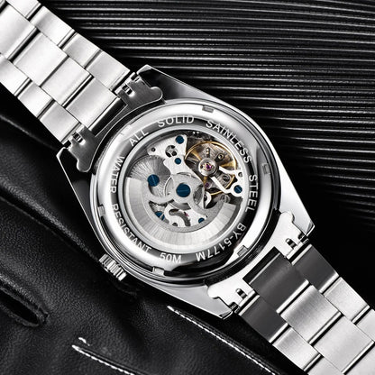BENYAR 2025 Nuevo reloj mecánico automático para hombre, estilo business deportivo de lujo, relojes para hombre, resistente al agua 50M, Relogios Masculino