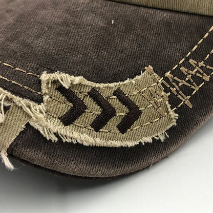 Trendy Shark Pattern Washed Baseball Cap for Men Women, Outdoor Fishing Sun Hat, Unisex Vintage Hip Hop Flat Brim Caps