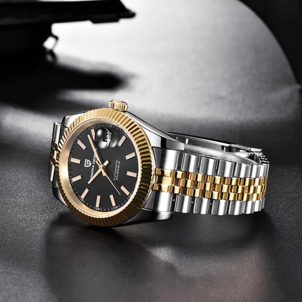 PAGANI DESIGN Men Mechanical Watch Luxury Automatic Watch Jubilee Bracelet Japan Movement 100M Waterproof Sport Wristwatch 1645