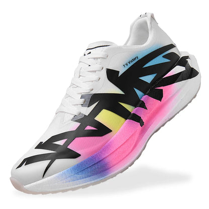 Sports Shoes for Men, Casual Running Shoes, Unisex Jogging Shoes, Popcorn Outsole, Lightweight Breathable Sports Shoes, Women's Non-Slip Shock-Absorbing Athletic Running Shoes 34-44