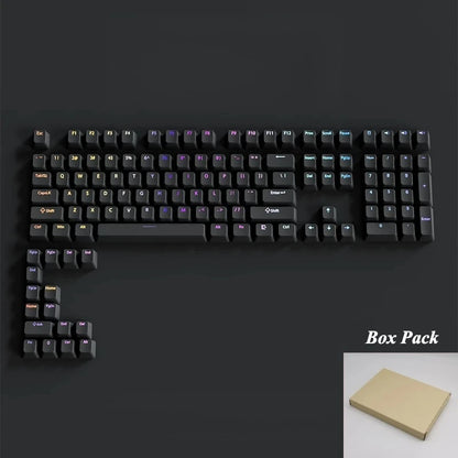 133+ tasti OEM Profile Gradient Keycaps per tastiera meccanica da gaming con switch Cherry MX, PBT retroilluminati RGB, layout ISO, keycap