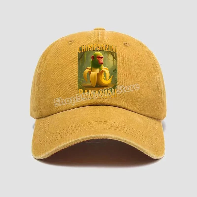 Italienisch Brainrot Damen Herren Mützen Kinder-Baseballmütze Accessoires Mütze Jungen Mädchen Mützen Verstellbar Herren Trucker-Mütze Sonnenhut Kinder Geschenk