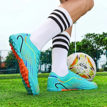Chaussures de football pour enfants et jeunes, crampons antidérapants, respirants et légers, baskets d'entraînement pour garçons, enfants, matchs de football