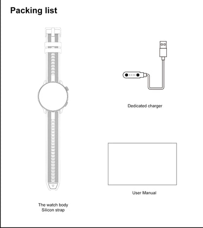 New GPS Offline Maps Smart Watch Men Memory 3D Menu Styles TWS MP3&MP4 Player 1.43"AMOLED Compass Sport Swim Waterproof Bracelet