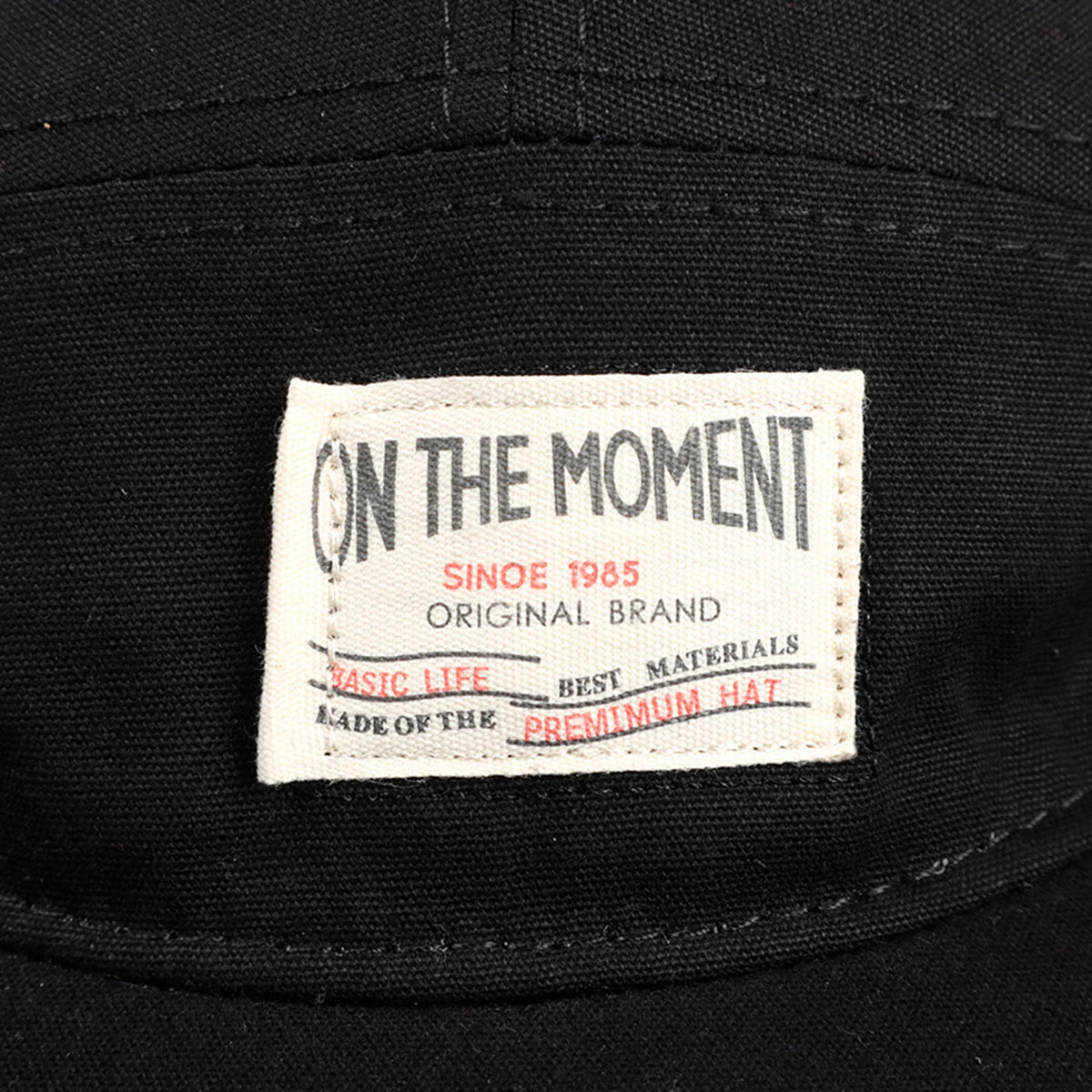 ON THE MOMENT Casquette de baseball 5 panneaux en coton Casquettes snapback Casquettes « Bone » pour homme Casquettes hip-hop originales pour hommes et femmes, réglables