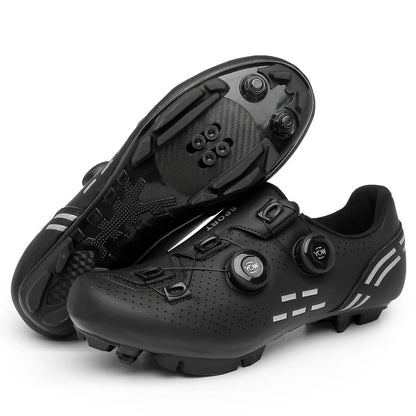 Sapatos de Ciclismo de Alta Qualidade para Homem SPD Autoencaixe Estrada Bicicleta Desporto Sapatos de Ciclismo MTB de Montanha Antiderrapantes para Mulher 36-47