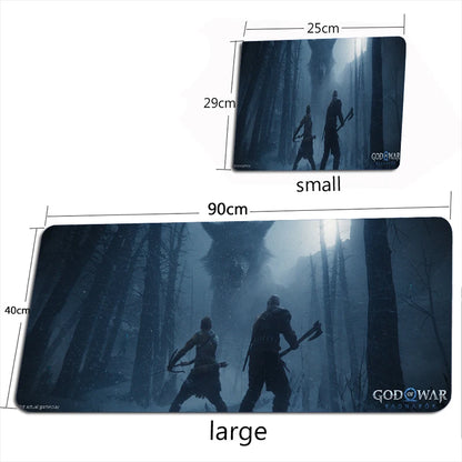 God of War Ragnarok Mouse Pad XXL Mouse Mat Gamer 100X50CM Gaming Accessories Mousepad  Large Keyboard DeskMats Pad for Computer