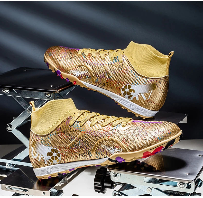Scarpe da calcio professionali da uomo, scarpe da calcetto con tacchetti, sneakers da calcio ultraleggere per allenamento e sport all’aperto