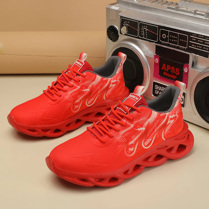 2025 unisexe chaussures de course hommes femmes léger maille respirant confortable plat doux chaussures de Tennis été à lacets baskets homme