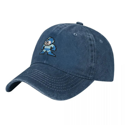 Cappellino da baseball Megaman 8 bit, nuovo, carino, vintage, di lusso, da uomo e da donna