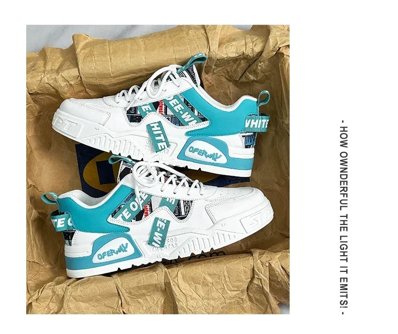 New Skateboard Men's Shoes Summer Sneakers Leather Casual Fashion Outdoor Running Sports Hiking Tennis Platform Designer Luxury