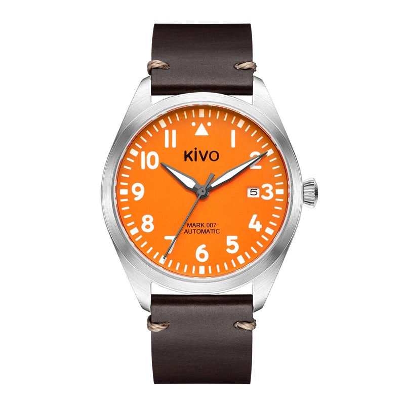 Swiss Aviator Pilot Automatic Watch Field Mechanical Timepieces Fliegeruhr Flieger Wristwatch Reloj Aviador Piloto Clock Uhr