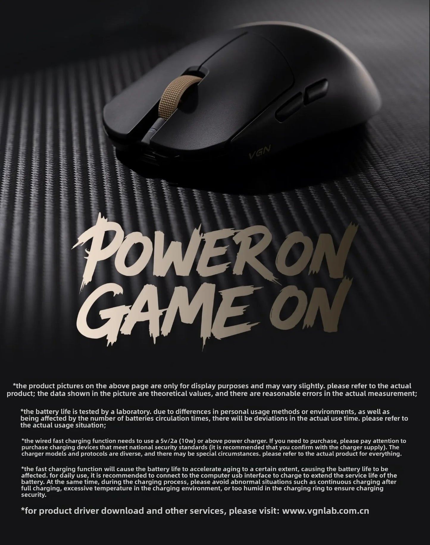 VGN Dragonfly F2 ProMax/Ultra Esports Gaming Mouse 42000DPI 0.125ms For CS:GO Latency Wired/Wireless Dual 8K 3-Mode PAW3395/3950