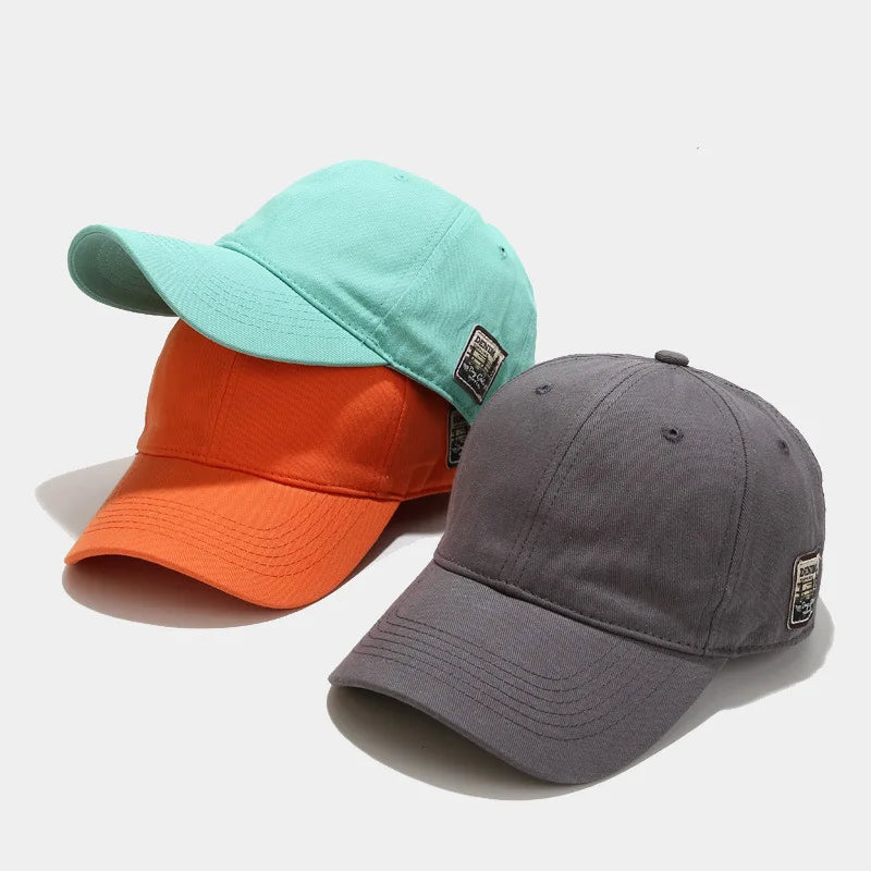 FS 2026 Stylish Orange Green Baseball Cap For Men Young Style Hip Hop Caps Summer Women Hats Street Trucker Hat Casquette Homme