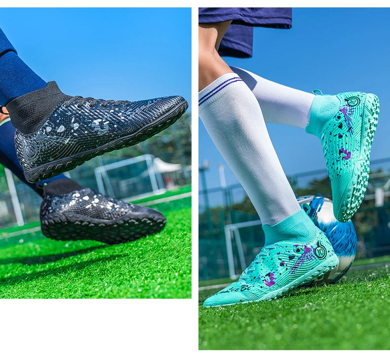 New Men's Professional Soccer Shoes Non-slip Football Boots Unisex Breathable Futsal Sports New Cleats Drop Shipping Ultralight