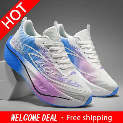 Fashion Lightweight Running Shoes for Men and Women Breathable Athletic Sneakers for Outdoor Jogging