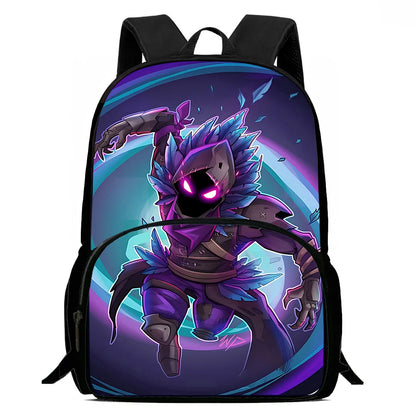 Hot Game Design Child Backpacks F-FortniteS Lunch Bag Pencil Case, Pupil Large Capacity School Bags for Boys and Girls, Best Gift