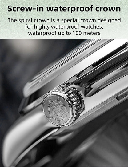 ADDIESDIVE AD2066 Men's Luxury Watch VH31 10Bar Waterproof BGW9 Super Luminous 316L Stainless Steel Reloj Hombre Quartz Watches