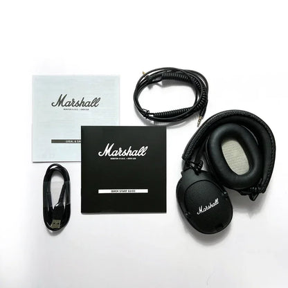 Auscultadores sem fios com cancelamento de ruído Marshall MONITOR II A.N.C. – Headset Bluetooth premium over-ear com graves profundos, microfone e áudio para gaming