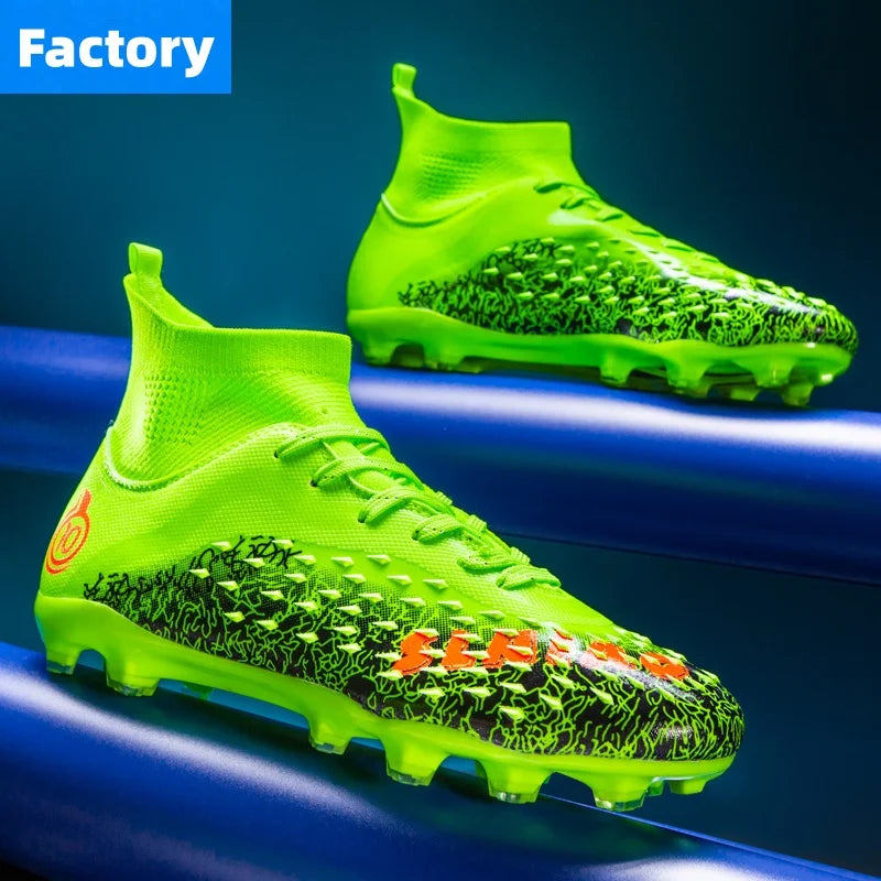 Chuteiras profissionais de futebol para homem, originais, para futebol indoor, relva e treino TF/FG