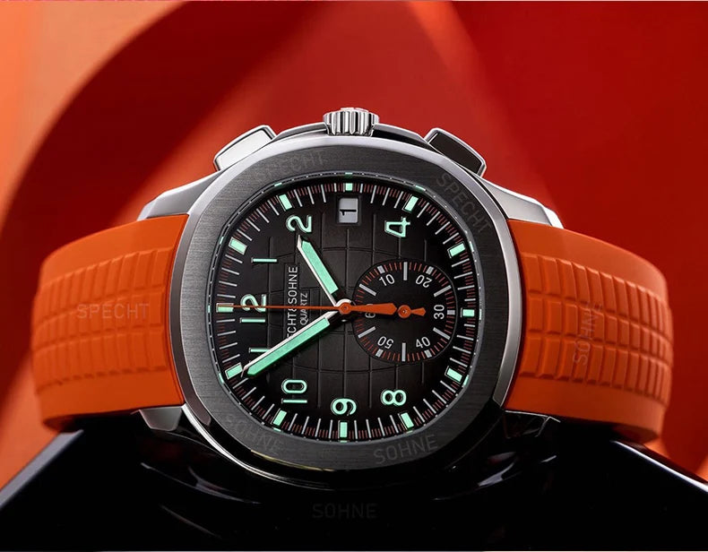 Dropshipping 2026 Best Selling Products Wristwatches For Men Specht&Sohne Male Quartz Sports Watches Rubber Strap Waterproof