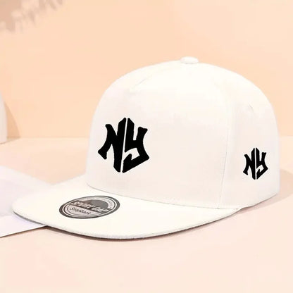 Cappellino da baseball con stampa neutra, per la primavera e l’autunno, regolabile, casual, in stile hip-hop, con visiera, per la protezione dal sole
