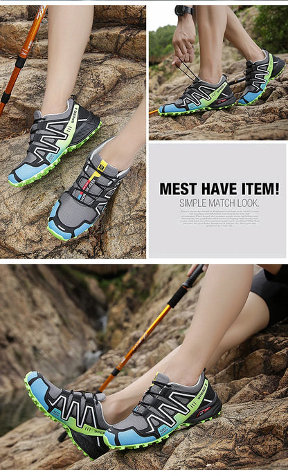 Men Hiking Boots Winter Mountain Safety Outdoor Breathable Wear-Resistant Climbing Timberland Unisex Comfortable Male Sneakers