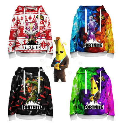 Fortnite Men Hoodie Fashion 3D Print Sweatshirt Battle Game Hoodies Boys Girls Hip Hop Hombre Casual Outerwear