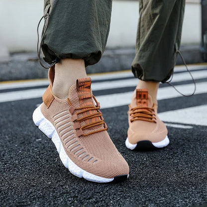 Summer Men Sneakers Lightweight Breathable Mesh Outdoor Casual Shoes Fashionable Tennis Training Shoes Men's Shoes Free Shipping