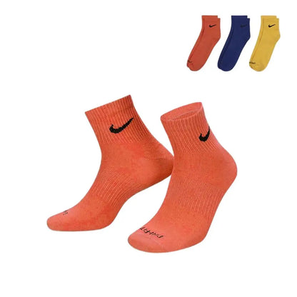 Chaussettes de sport Nike Air Jordan pour homme et femme, montant jusqu'aux genoux, lot de 3, chaussettes de basket-ball confortables et respirantes SX5544-017