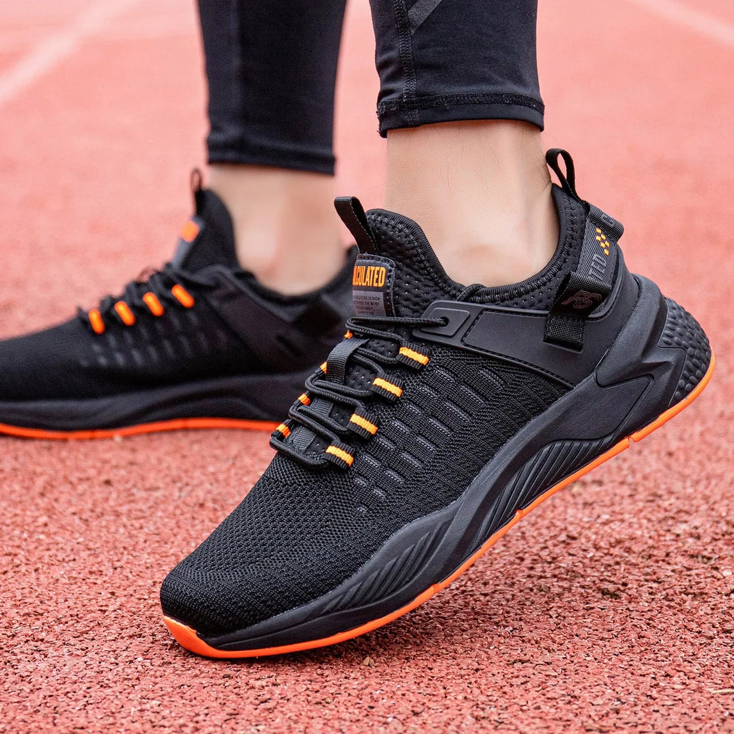 Baasploa Men's Running Shoes Brand, Male Designer Mesh Casual Sneakers, Lightweight Lace-Up New Male Outdoor Sports Tennis Shoes